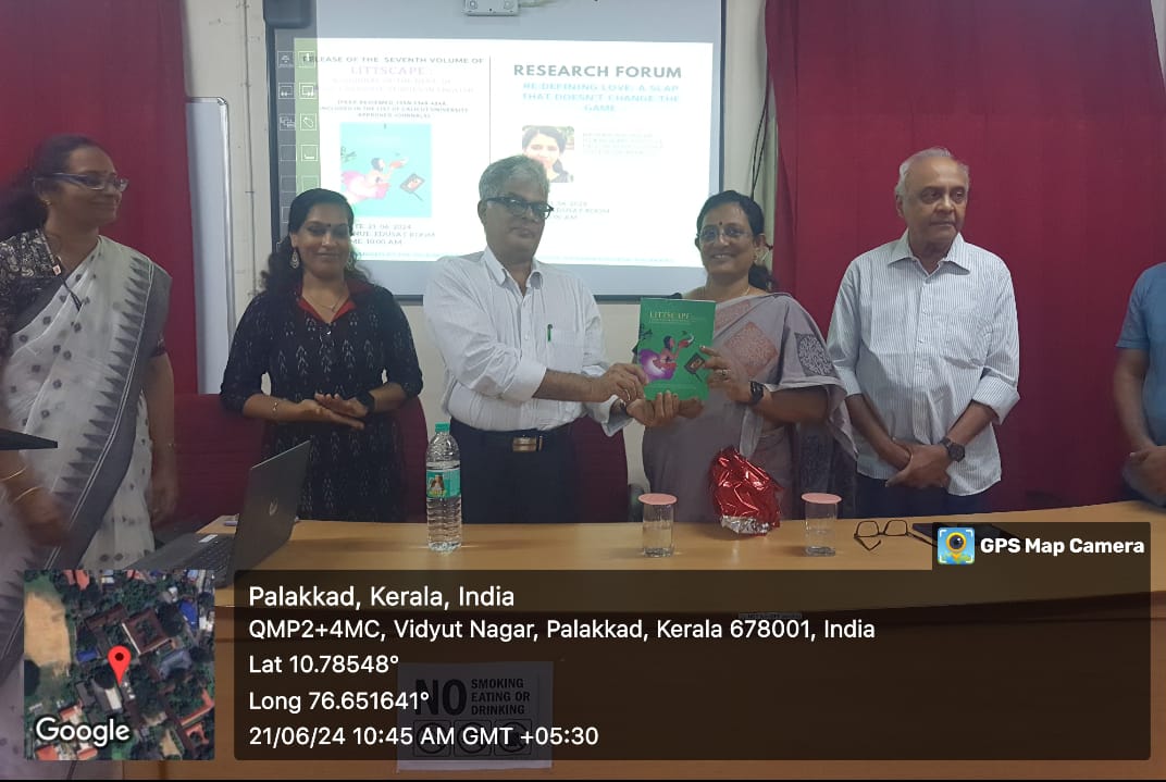 Release of the seventh volume of Littscape: A Journal of the Department of Post-graduate Studies in English on 21/6/24.